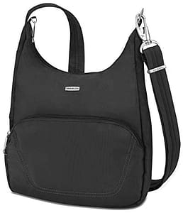 Travelon Anti-Theft Classic Essential Messenger Bag, Black, One Size