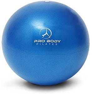 ProBody Pilates Mini Exercise Ball - 9 Inch Small Bender Ball for Stability, Barre, Pilates, Yoga, Balance, Core Training, Stretching and Physical Therapy with Workout Guide