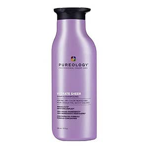 Pureology Hydrate Sheer Shampoo | For Fine, Dry, Color-Treated Hair | Lightweight Hydrating Shampoo | Silicone-Free | Vegan