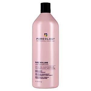 Pureology Pure Volume Shampoo | For Flat, Fine, Color-Treated Hair | Adds Lightweight Volume | Sulfate-Free | Vegan