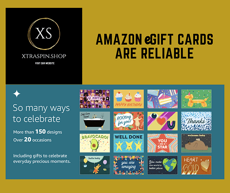 Amazon eGift Are Cards Reliable, and they can be personalized