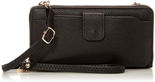 Amazon Essentials Wristlet Wallet for Women (with cell phone pocket & removable cross-body strap)