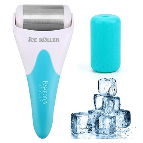 ESARORA Ice Roller for Face & Eye, Puffiness, Migraine, Pain Relief and Minor Injury, Skin Care Products, Blue
