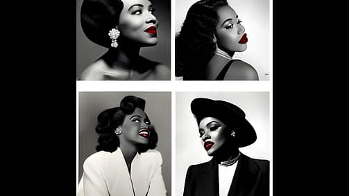 Red lipstick did not become popular in America until the 1940s. Black women in America, seeking to display their femininity and escape from daily struggles, were among the first to adopt this seductive charm of red lip hue.