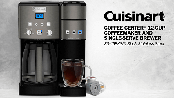 Cuisinart 12-Cup and Single-Serve Coffeemaker (1)