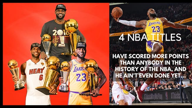LBJ is still king of the NBA after 18 years and he ain't done yet.